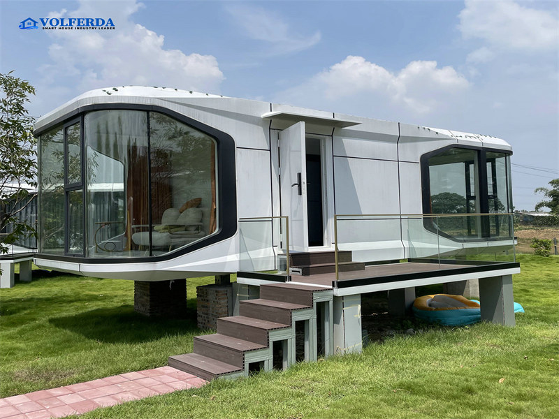 Tiny prefab home from china with modular options features