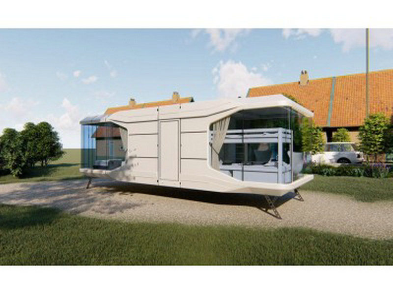Modular 3 bedroom shipping container homes plans in Phoenix desert style