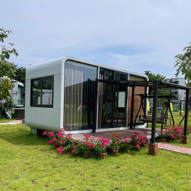 Volferda PB02 with 3 size Apple Cabin prefabircated house