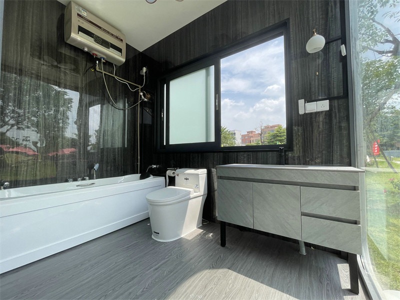 galvanized steel bathroom amenities with passive heating