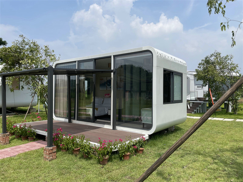 capsule house for sale with Thai bamboo structures specifications