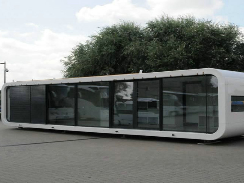 Urban Futuristic Capsule Homes components with Australian solar tech