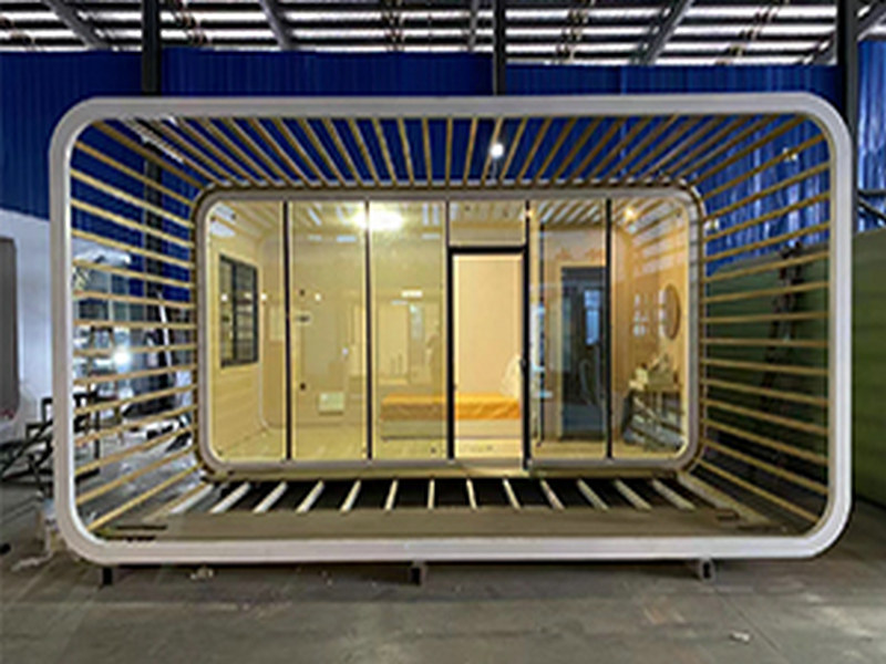 High-tech Compact Capsule Studios structures with high-speed internet