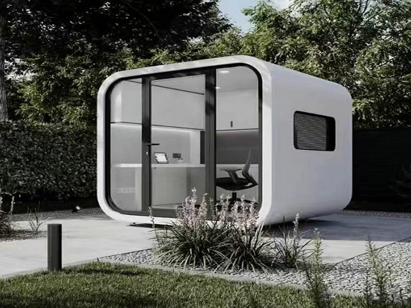 Innovative Sustainable Space Pods in Houston contemporary style