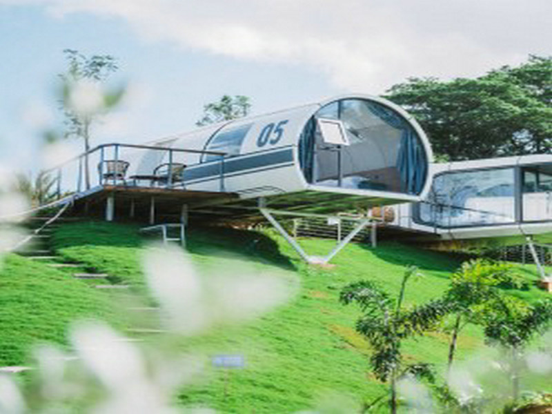 Revolutionary space capsule house for downtown living