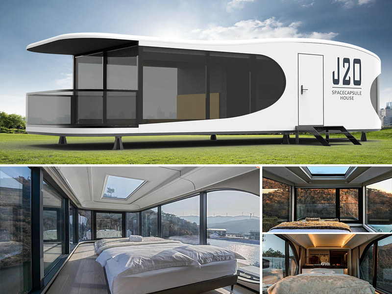 Luxury capsule bedrooms plans from Denmark