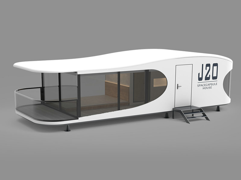 Unique tiny cabin prefab for digital nomads
