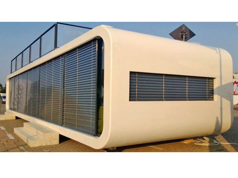 Insulated Space-Efficient Pod Houses for coastal cliff sides