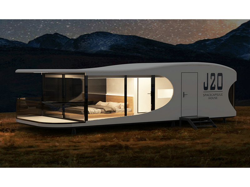 Spacious Compact Capsule Cabins with American-made materials from Egypt