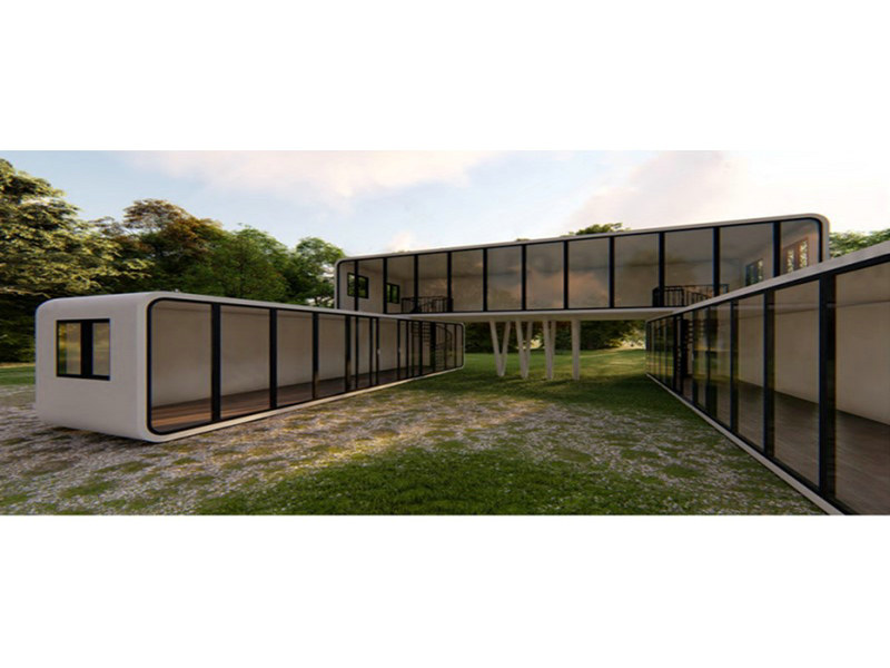Sri Lanka modern prefab glass house for country farms savings
