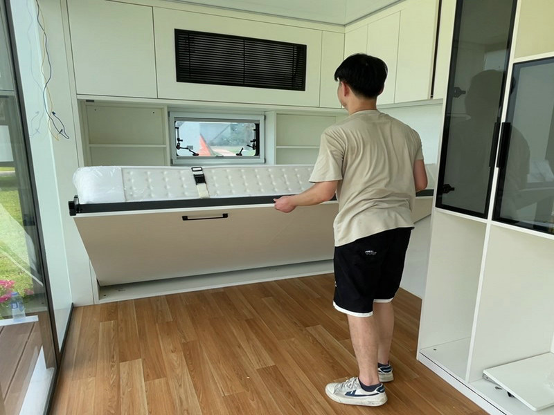 Revolutionary pre fabricated tiny home with home automation