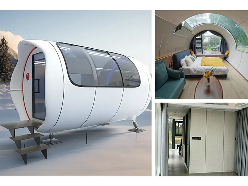 Convertible capsule house for sale with recording studios in Laos