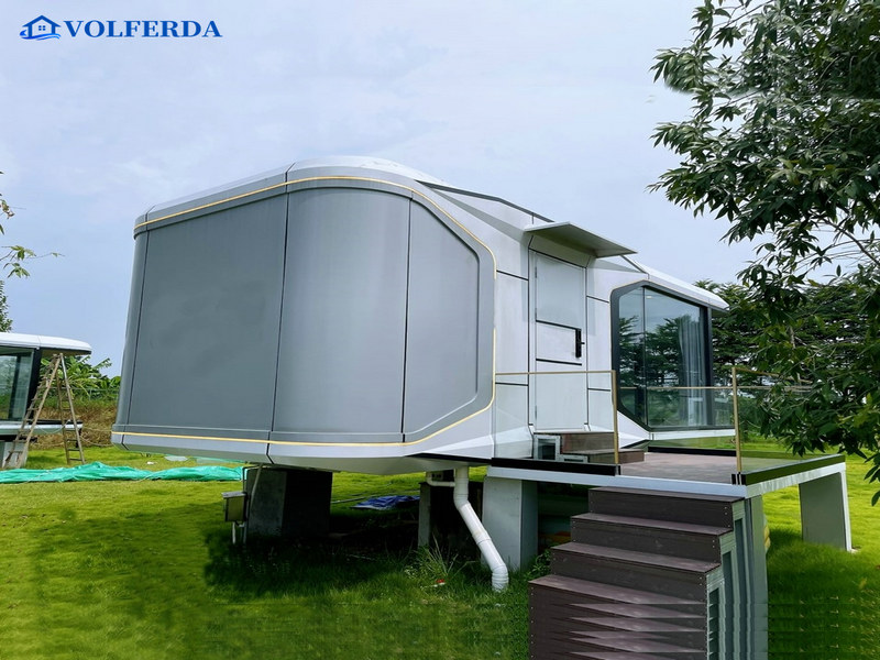 Mini Capsule Apartments with smart grid connectivity