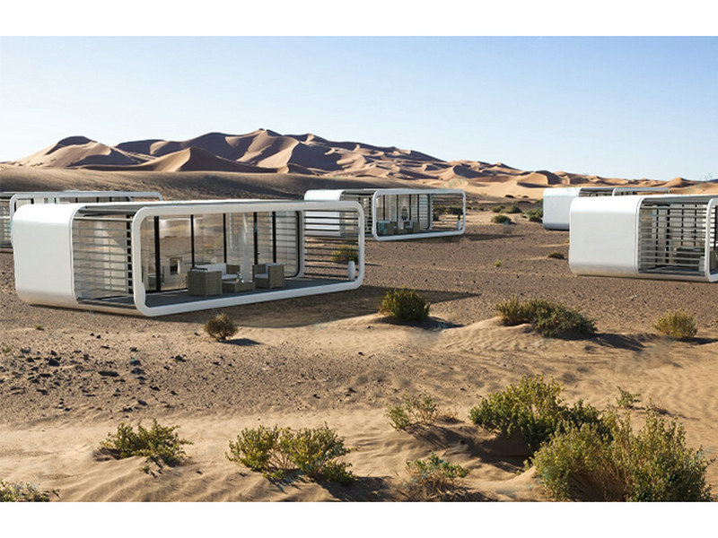Breakthrough pod hotel china with sustainable materials in Turkmenistan
