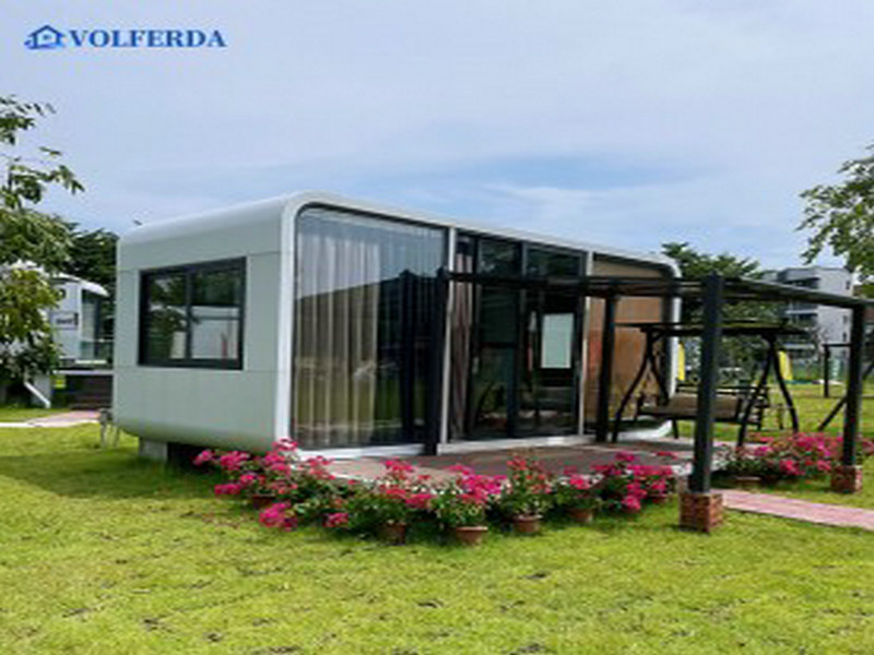 Turkey prefab glass homes with parking solutions profits