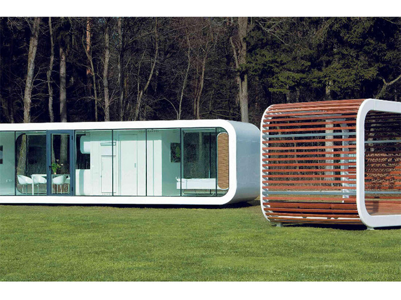 modern capsule house accessories with eco insulation from Denmark