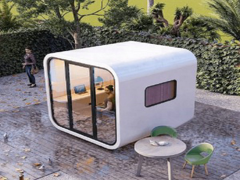 Self-contained Futuristic Pod Living for family living accessories