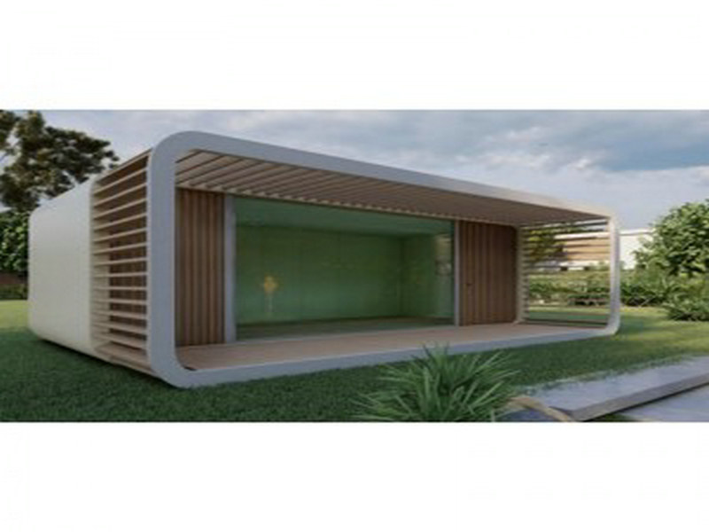 Creative 3 bedroom container home with outdoor living space from Greece