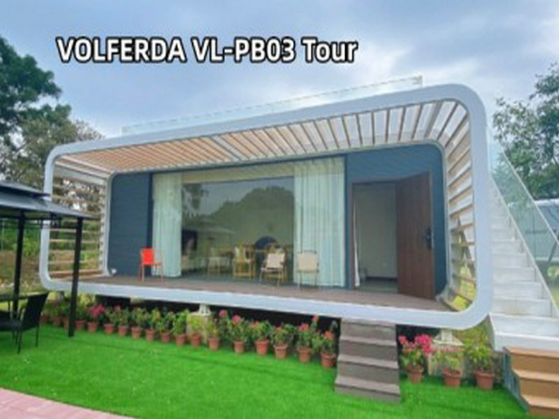 Energy-efficient Tiny Home Capsules in Houston contemporary style in Portugal